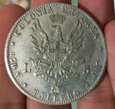 Lire tallero 1891 usato  Bari