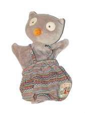 Doudou marionnette hibou d'occasion  France