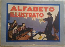 Alfabeto illustrato 1930 usato  Cison di Valmarino