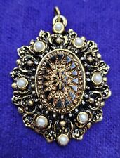 Vintage mourning pendant for sale  TONYPANDY