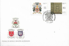 PORTUGAL - 1988 FDC - PEDRAS DE ARMAS E BRAZÕES AÇORIANOS [1321] comprar usado  Enviando para Brazil