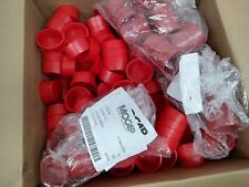 Caixa de 400, tampas, 2", plástico vermelho e amarelo, mocap, envio no dia seguinte dos EUA comprar usado  Enviando para Brazil