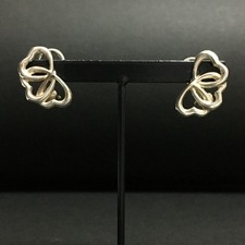EGA TIFFANY&CO. Brincos de coração triplo aberto prata 925/3BJ0021 comprar usado EGA TIFFANY&CO. Brincos de coração triplo aberto prata 925/3BJ0021 comprar usado  Enviando para Brazil