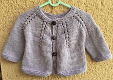 Baby strickjacke rundpasse gebraucht kaufen  Berlin