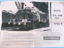 Gecomodel locomotive vapeur d'occasion  Châteaudun