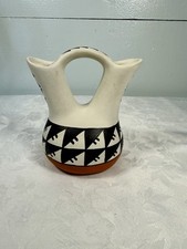 Vaso de casamento vintage de cerâmica indígena nativo americano 5” H comprar usado  Enviando para Brazil