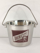 MINI BALDE DE PUBLICIDADE VINTAGE BREW CITY METAL - balde de cerveja mesa de bar caddy comprar usado  Enviando para Brazil