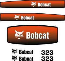 Bobcat 323 decalques adesivos, kit de decalques repro aftermarket , usado comprar usado  Enviando para Brazil
