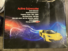 Subwoofer automotivo alimentado sob o assento 10" -800W atualizado alto-falante baixo de carro fino áudio, usado comprar usado  Enviando para Brazil