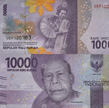 ONE MILLION INDONESIA RUPIAH - 100 x 10.000 notas IDR - Edição AUTÊNTICA DE 2016 comprar usado  Enviando para Brazil