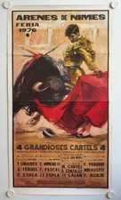 Affiche corrida arenes d'occasion Affiche corrida arenes d'occasion  La Courtine