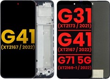 Digitalizador tela sensível ao toque tela LCD digitalizador ±quadro para Motorola Moto G41 2021 XT2167 comprar usado  Enviando para Brazil
