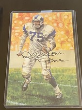 GOAL LINE ART GOLD SEAL 97/100 DAVID DEACON JONES CARD #72 SERIES 3 RAMS comprar usado  Enviando para Brazil