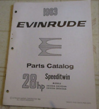 1963 evinrude speeditwin for sale  Goodman
