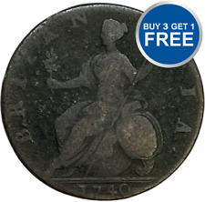 1 MEIO CENTAVO - ESCOLHA DO ANO DE 1729-1754 - GEORGE II - GRÃ-BRETANHA comprar usado  Enviando para Brazil