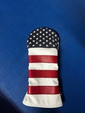  Capa de cabeça de taco de golfe Dormie Walk alta bandeira dos EUA couro para motorista, usado comprar usado  Enviando para Brazil