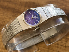 Usado, Technos Gem Lady relógio feminino de corda manual fabricado na Suíça mostrador roxo comprar usado  Enviando para Brazil