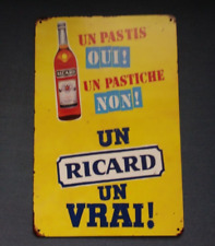 Plaque décorative ricard d'occasion  Bauvin