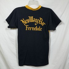Camiseta atlética vintage New Way War Ferndale anos 70 00 softbol beisebol Rockabilly P comprar usado  Enviando para Brazil
