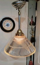 Vintage holophane ribbed for sale  Downers Grove