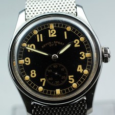 Limited REVUE THOMMEN Revue Sport 50's 2110001 mostrador preto 33mm relógio manual masculino comprar usado  Enviando para Brazil
