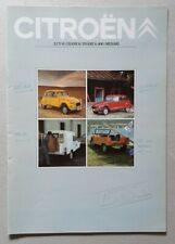 Citroen range brochure for sale  BOURNE