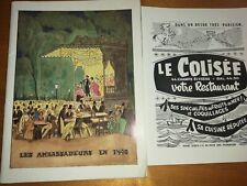 Programme 1959 théâtre d'occasion  Chiché