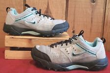 Tênis de caminhada Nike ACG SALBOLIER camurça cinza/azul céu 380587-007 feminino tamanho 10 M comprar usado  Enviando para Brazil