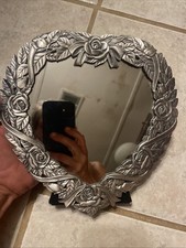 Pewter heart shaped for sale  Norman