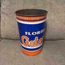 Lata de lixo vintage Florida University Gators usada LEIA comprar usado  Enviando para Brazil