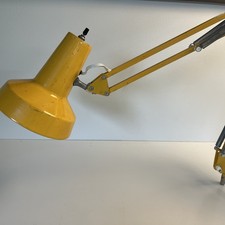 Lâmpada de tarefa vintage Luxo amarela ajustável arquiteto meados do século moderna FUNCIONA comprar usado  Enviando para Brazil