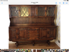 Raised oak dresser for sale  CRAWLEY