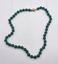 Collana agata verde usato  Padova