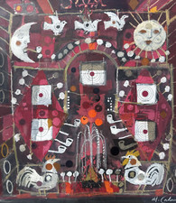 Quadro mario calandri usato  Villanova d'Asti