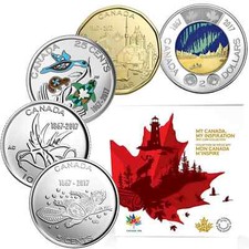 2017 canada coin d'occasion  Expédié en Belgium