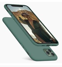 Capa de silicone macia DTTO para iPhone 12 Pro Max 6,7” – Verde meia-noite 📱 comprar usado  Enviando para Brazil