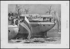 1898 antique print for sale  ASHFORD