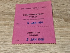 Ticket stub stranraer for sale  MANCHESTER