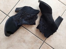 Elegante spitzen stiefelette gebraucht kaufen  Leipzig