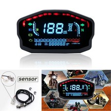 Velocímetro de motocicleta LCD digital tacômetro odômetro DC 8-12V calibre universal comprar usado  Enviando para Brazil