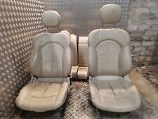 Assentos de couro Nappa bege MERCEDES-BENZ CLK C209 interior completo 810 Reino Unido RHD comprar usado  Enviando para Brazil
