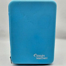 Organizador Weight Watchers WW tamanho completo com zíper ao redor suporte para fichário estojo azul comprar usado  Enviando para Brazil