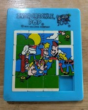 Vintage 1979 Kelloggs Snap, Crackle, Pop Slide Puzzle Flocos Fosco Cereal, usado comprar usado  Enviando para Brazil