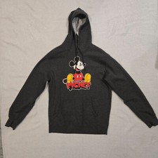Moletom com capuz Disney Mickey Mouse tamanho médio cinza novo sem etiquetas, usado comprar usado  Enviando para Brazil