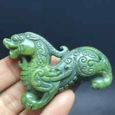 Usado, Porcelana antiga coleção de jade estátua esculpida em pixiu 貔貅 ornamento de pandente comprar usado Usado, Porcelana antiga coleção de jade estátua esculpida em pixiu 貔貅 ornamento de pandente comprar usado  Enviando para Brazil