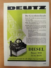 Deutz MIH Stationärmotor Standmotor  Traktor Prospekt Tractor brochure M1 comprar usado  Enviando para Brazil