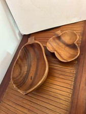 Coppia ciotole legno usato Coppia ciotole legno usato  Anzio