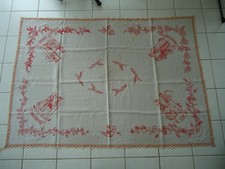 Nappe lin broderie d'occasion  Habsheim
