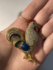 Broche coq doré d'occasion  Andernos-les-Bains