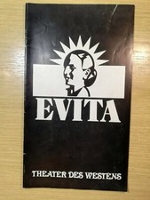 Programmheft evita theater gebraucht kaufen  Tetenhusen